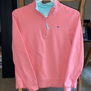 Vineyard Vines Coral Crewneck Sweater